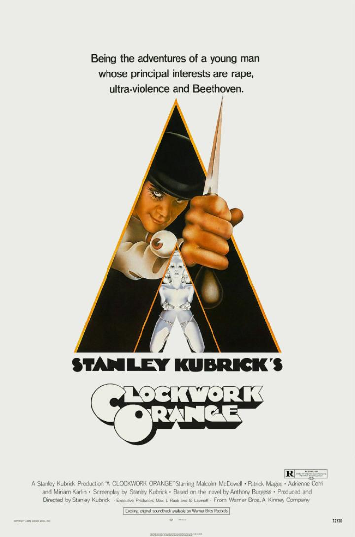 Malcolm McDowell in A Clockwork Orange (1971)