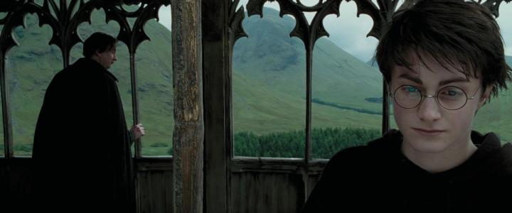 David Thewlis and Daniel Radcliffe in Harry Potter and the Prisoner of Azkaban (2004)
