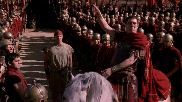 Ciarán Hinds and Ray Stevenson in Rome (2005)