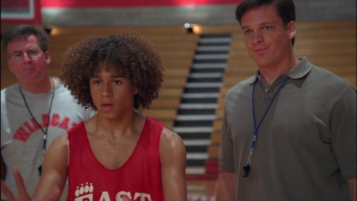Corbin Bleu and Bart Johnson in High School Musical (2006)
