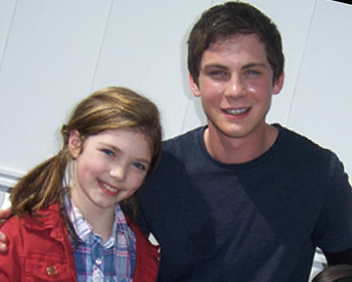 Alisha and Logan Lerman