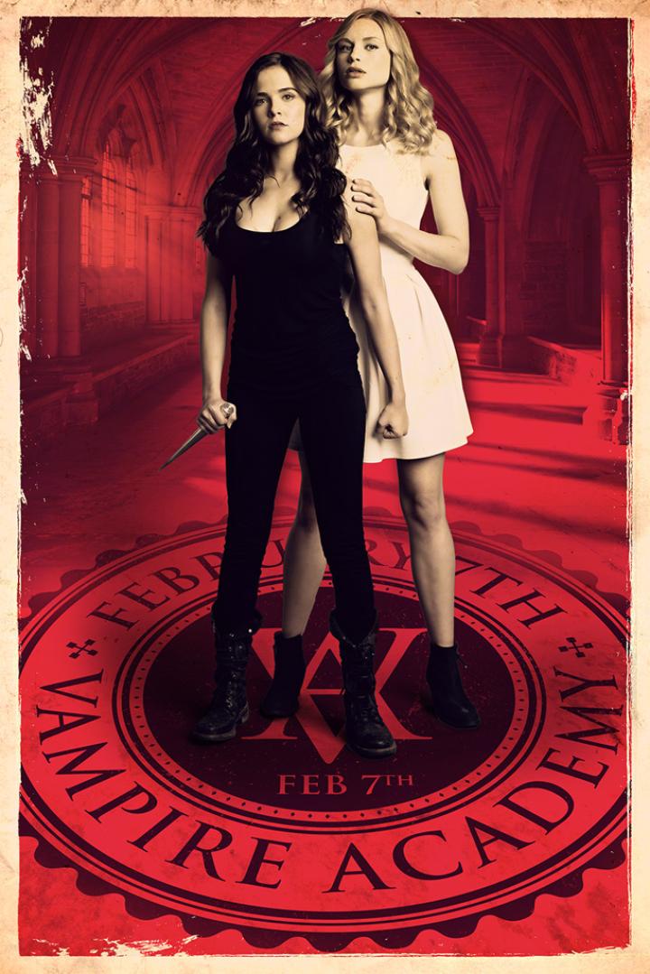 Zoey Deutch and Lucy Fry in Vampire Academy (2014)