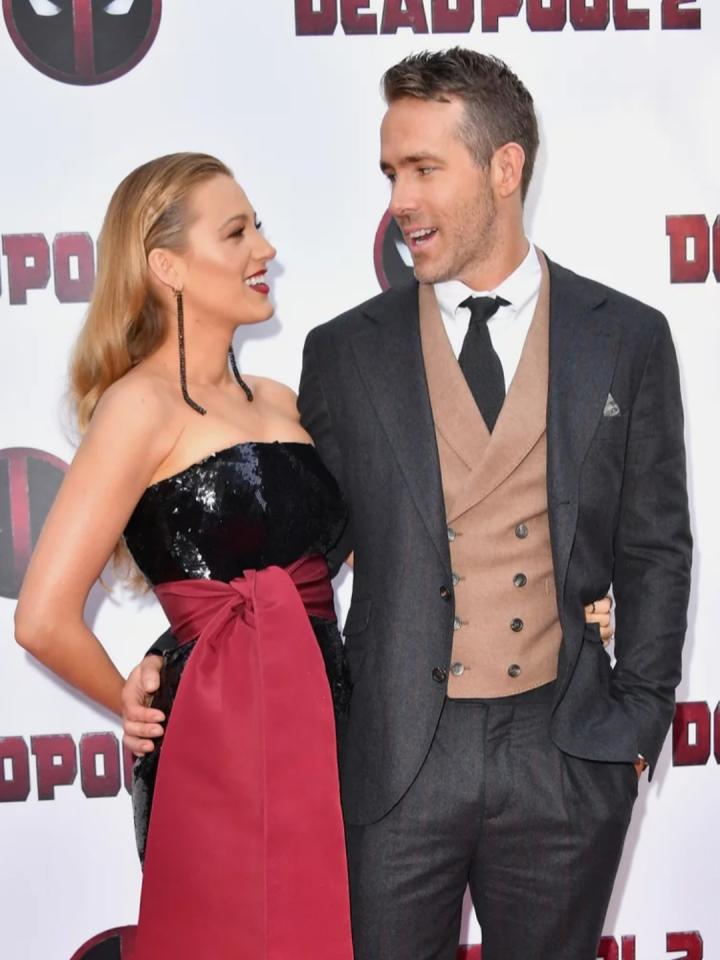 Ryan Reynolds and Blake Lively in Deadpool 2 (2018)