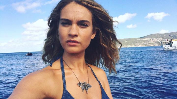 Lily James in Mamma Mia! Here We Go Again (2018)