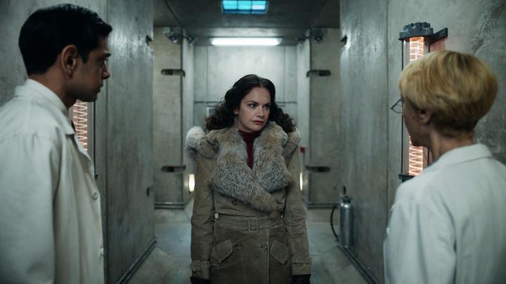 Lia Williams, Amit Shah, and Ruth Wilson in His Dark Materials (2019)