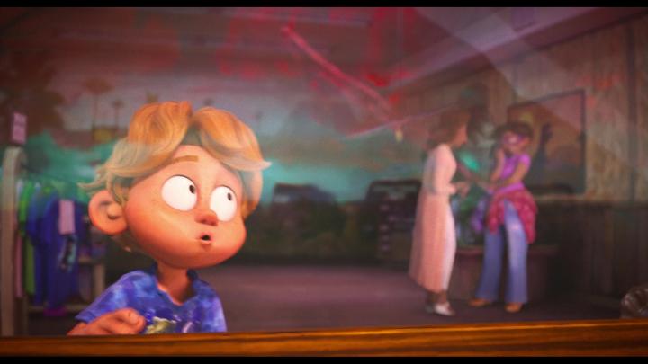 Maya Rudolph, Chrissy Teigen, and Michael Rianda in The Mitchells vs the Machines (2021)