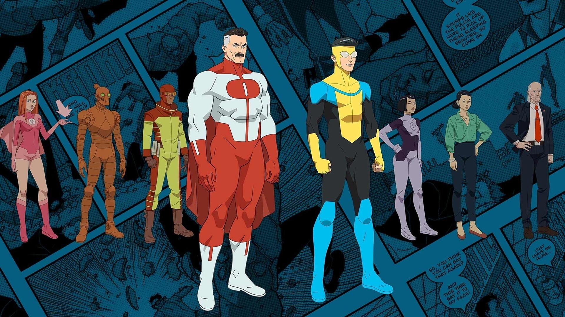 انیمیشن سریالی  Invincible با زیرنویس چسبیده